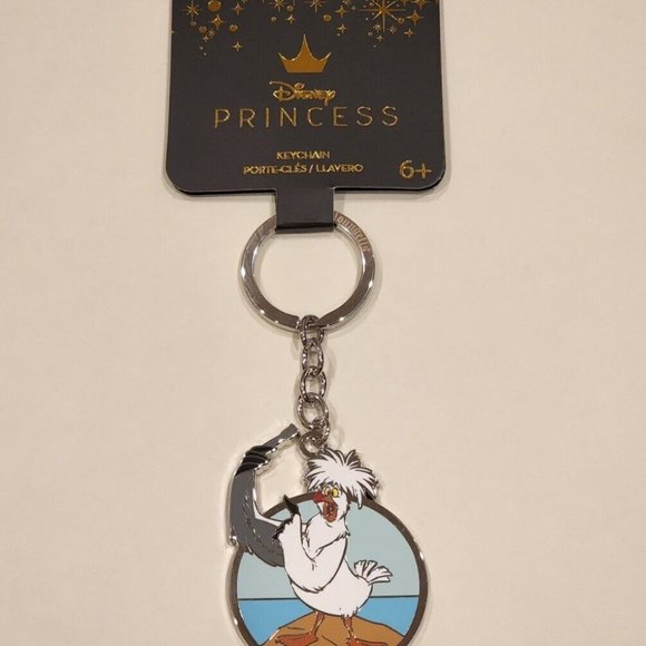 Loungefly Disney the Little Mermaid Scuttle Seagull Keychain NEW - Picture 2 of 12